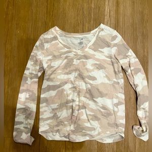 Pink camo long sleeve